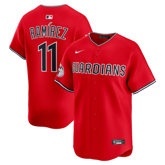 José Ramírez Cleveland Guardians Nike Alternate Limited Player Jersey - Red