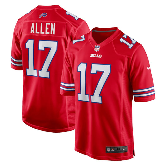 Josh Allen Buffalo Bills Nike Alternate Game Player Jersey - Red