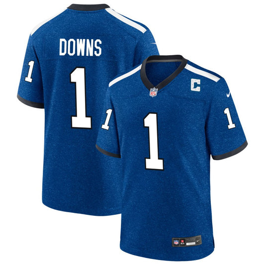Josh Downs Indianapolis Colts Nike Indiana Nights Game Player Jersey - Royal