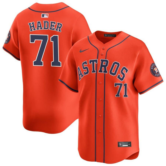 Josh Hader Houston Astros Nike Alternate Limited Player Jersey - Orange