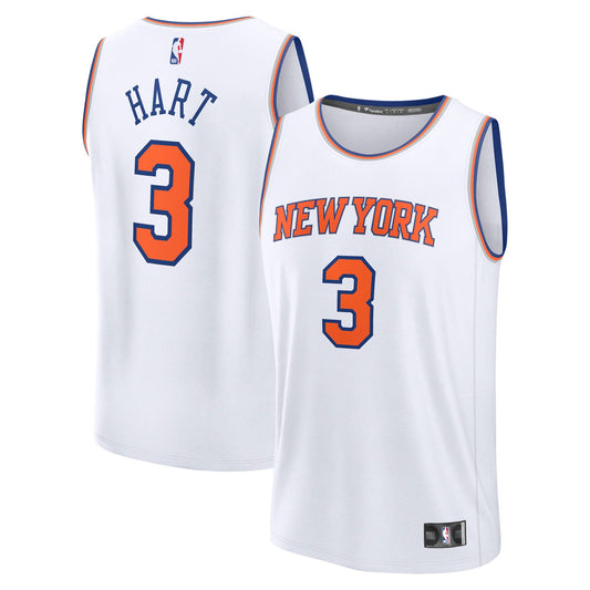 Josh Hart New York Knicks Nike Swingman Association Jersey - White
