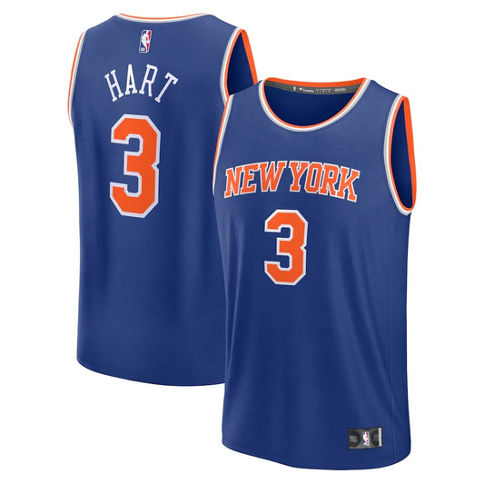 Josh Hart New York Knicks Nike Swingman Icon Jersey - Blue
