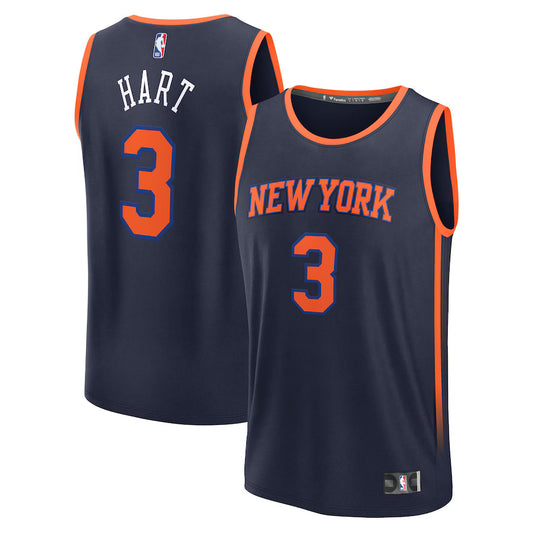 Josh Hart New York Knicks Nike Swingman Statement Jersey - Navy