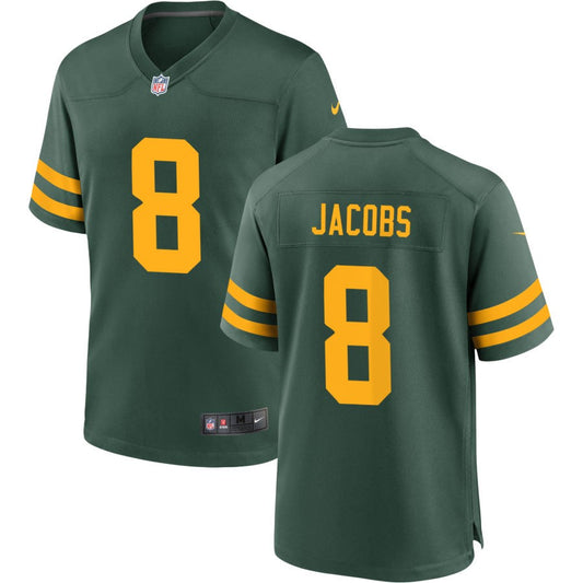 Josh Jacobs Green Bay Packers Nike Alternate Game Player Jersey - Green