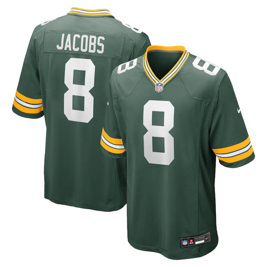 Josh Jacobs Green Bay Packers Nike Game Player Jersey - Green