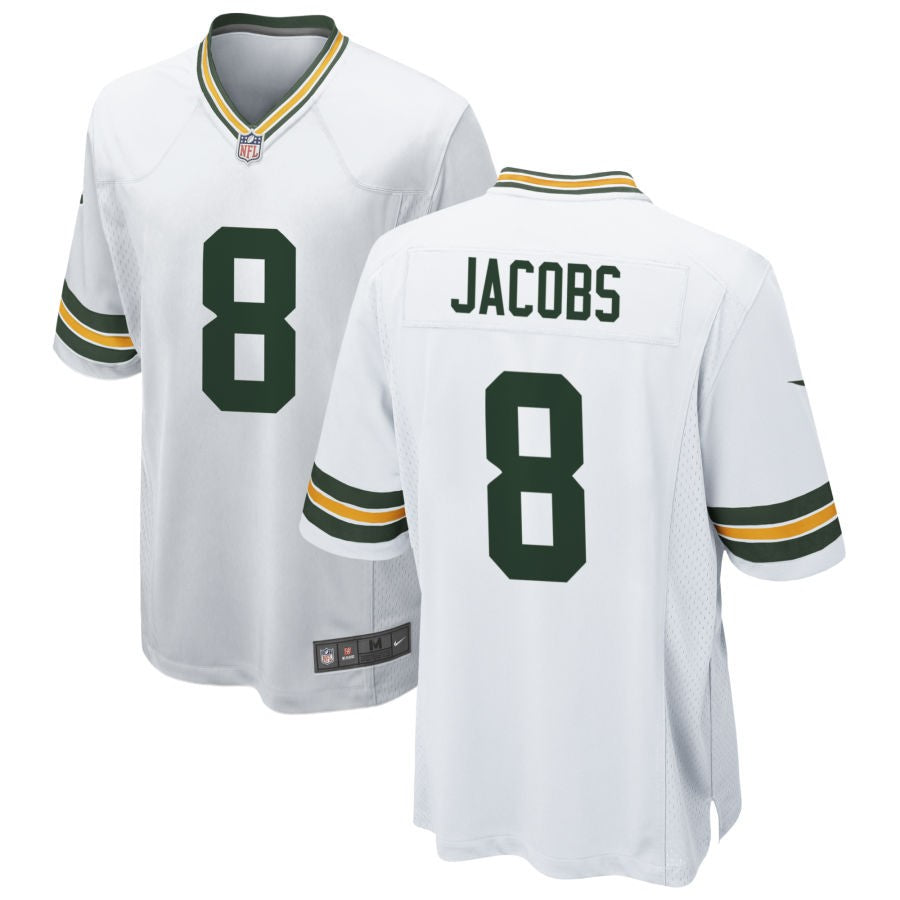 Josh Jacobs Green Bay Packers Nike Game Player Jersey - White