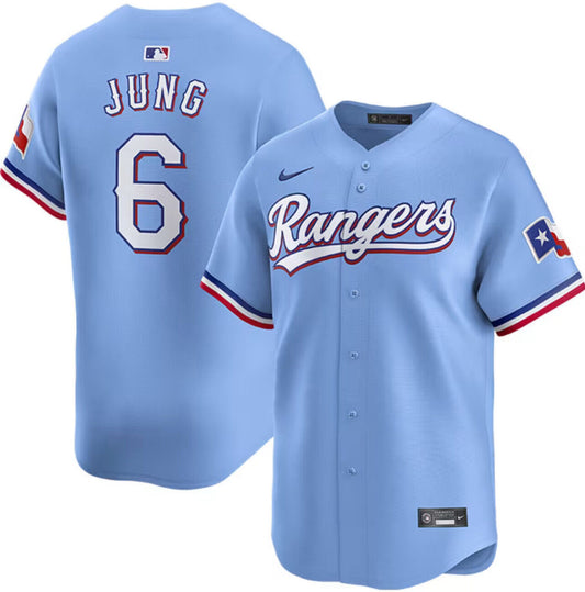 Josh Jung Texas Rangers Nike Alternate Limited Player Jersey - Light Blue