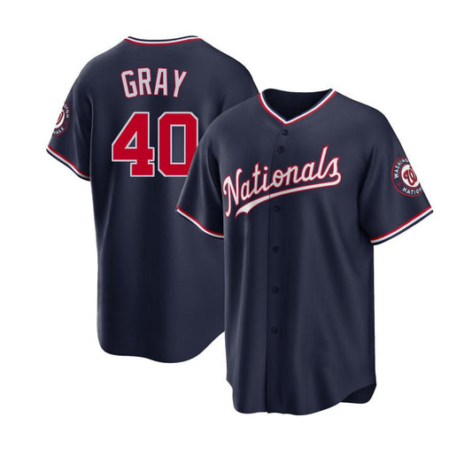 Josiah Gray Washington Nationals Nike Alternate Limited Player Jersey - Navy