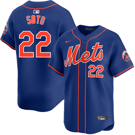 Juan Soto New York Mets Nike Alternate Limited Player Jersey - Royal