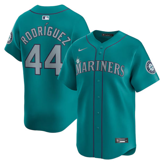 Julio Rodríguez Seattle Mariners Nike Alternate Limited Player Jersey - Aqua