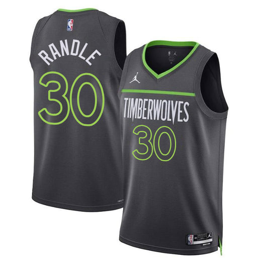 Julius Randle Minnesota Timberwolves Nike Swingman Statement Jersey - Charcoal