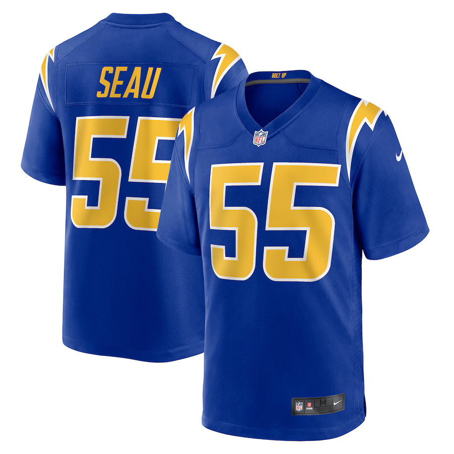 Junior Seau Los Angeles Chargers Throwback Player Jersey - Royal
