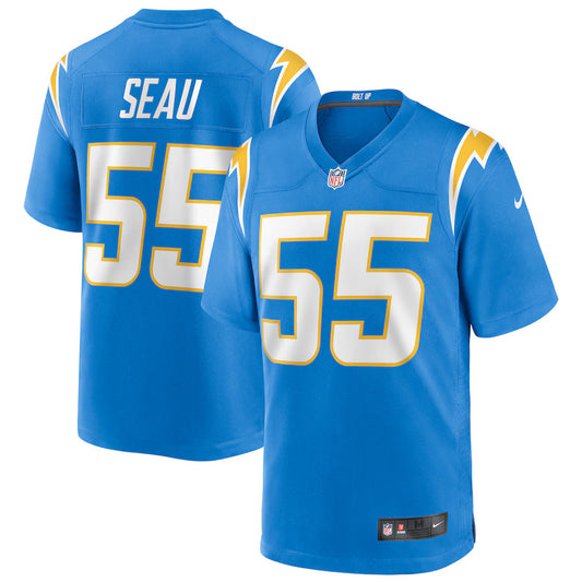 Junior Seau Los Angeles Chargers Throwback Player Jersey - Powder Blue