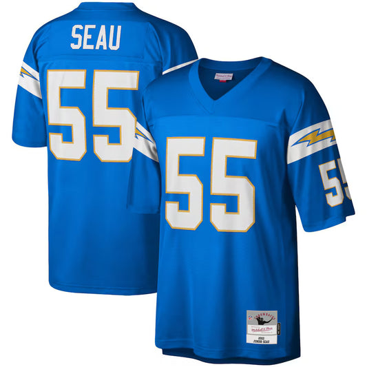 Junior Seau Los Angeles Chargers Throwback Player Jersey - Powder Blue