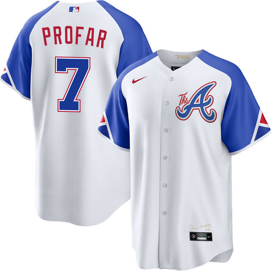 Jurickson Profar Atlanta Braves 2023 Nike City Connect Limited Player Jersey - White