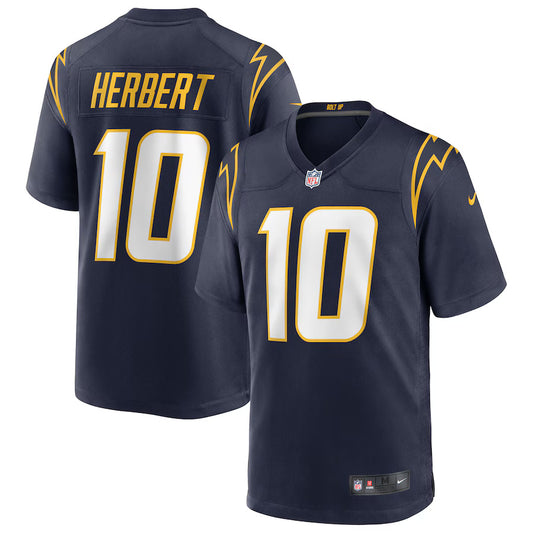Justin Herbert Los Angeles Chargers Nike Alternate Game Player Jersey - Navy