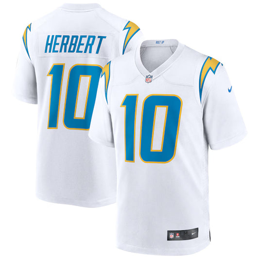 Justin Herbert Los Angeles Chargers Nike Game Player Jersey - White