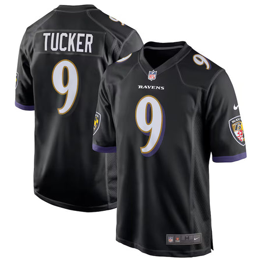 Justin Tucker Baltimore Ravens Nike Alternate Game Player Jersey - Black