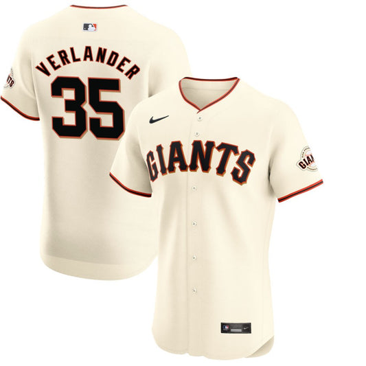 Justin Verlander San Francisco Giants Nike Home Replica Player Jersey - Cream