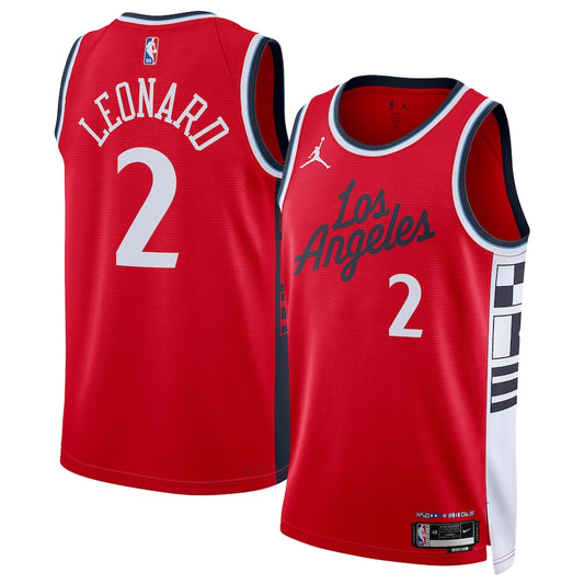 Kawhi Leonard LA Clippers Nike Swingman Statement Jersey - Red
