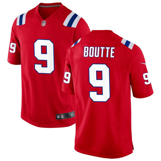 Kayshon Boutte New England Patriots Nike Alternate Game Player Jersey - Red