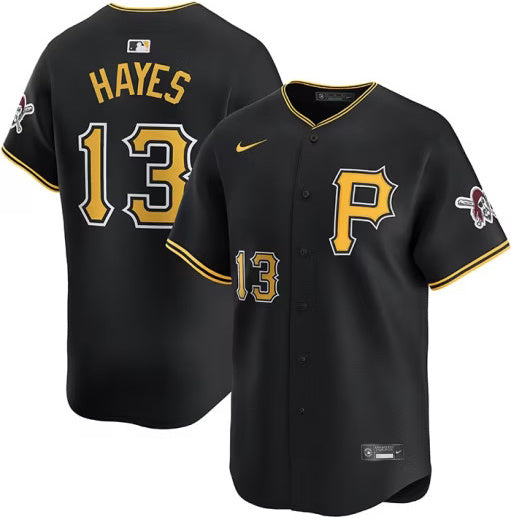 Ke'Bryan Hayes Pittsburgh Pirates Nike Alternate Limited Player Jersey - Black
