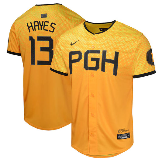 Ke'Bryan Hayes Pittsburgh Pirates Nike City Connect Limited Player Jersey - Gold