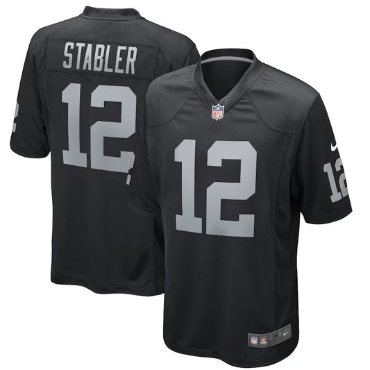 Ken Stabler Las Vegas Raiders Nike Game Player Jersey - Black