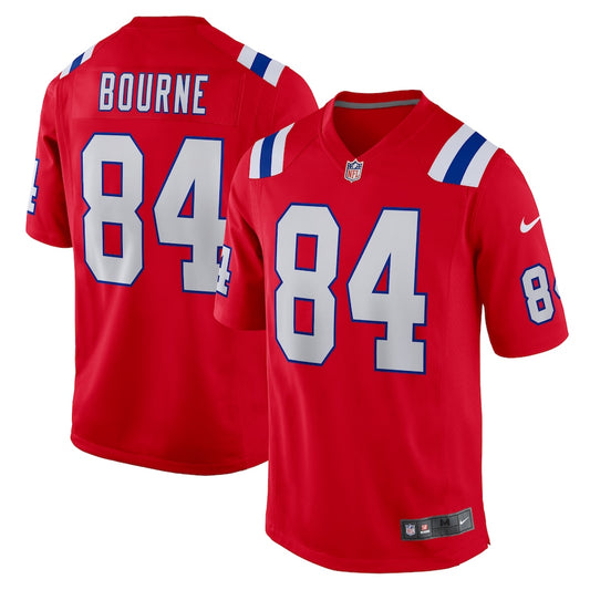 Kendrick Bourne New England Patriots Nike Alternate Game Player Jersey - Red