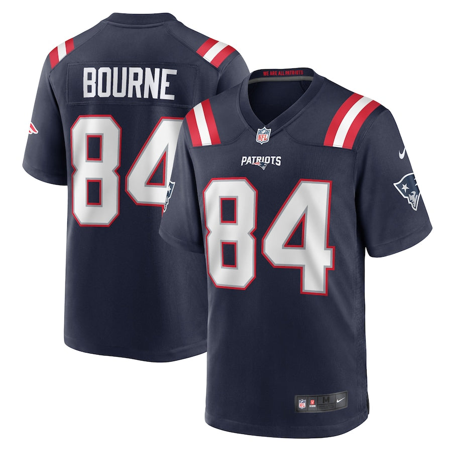Kendrick Bourne New England Patriots Nike Game Player Jersey - Navy