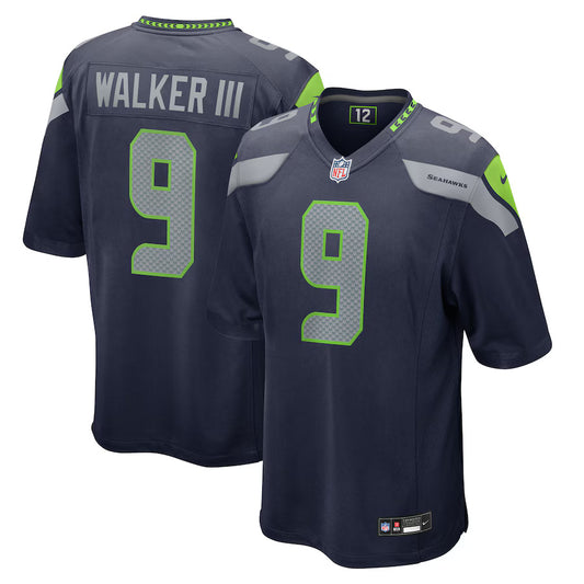 Kenneth Walker III Seattle Seahawks Nike Game Player Jersey - College Navy