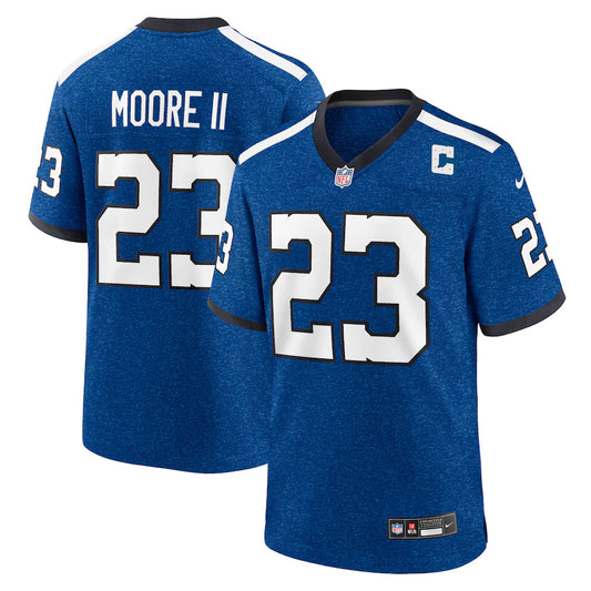 Kenny Moore II Indianapolis Colts Nike Indiana Nights Game Player Jersey - Royal