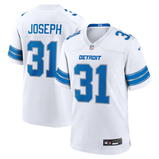 Kerby Joseph Detroit Lions Nike Game Player Jersey - White