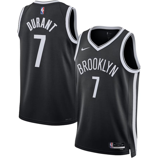 Kevin Durant Brooklyn Nets Throwback Player Jersey - Black