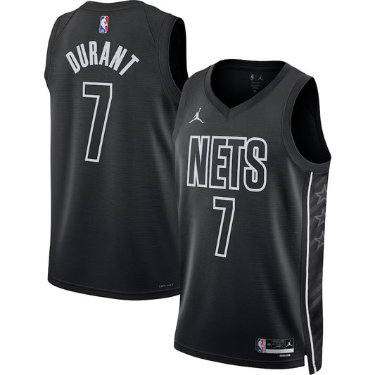 Kevin Durant Brooklyn Nets Throwback Player Jersey - Black