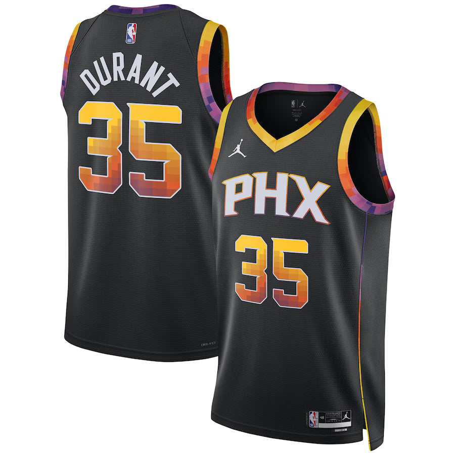 Kevin Durant Phoenix Suns Nike Swingman Statement Jersey - Black
