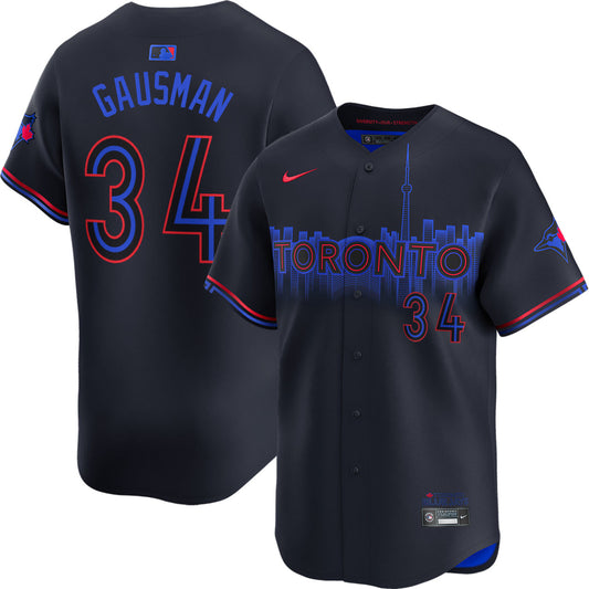 Kevin Gausman Toronto Blue Jays 2024 Nike City Connect Limited Player Jersey - Black