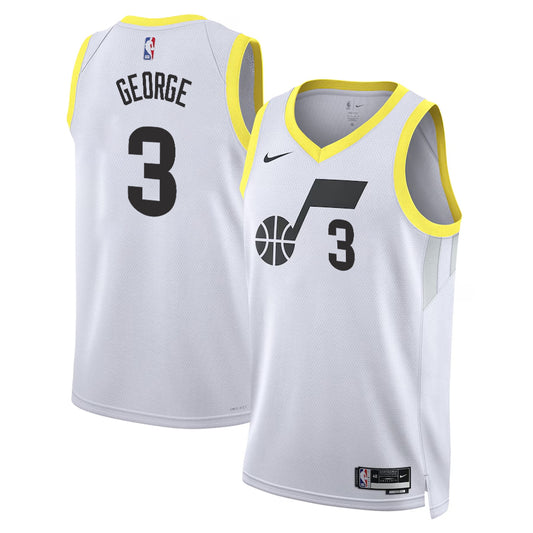 Keyonte George Utah Jazz Nike Swingman Association Jersey - White