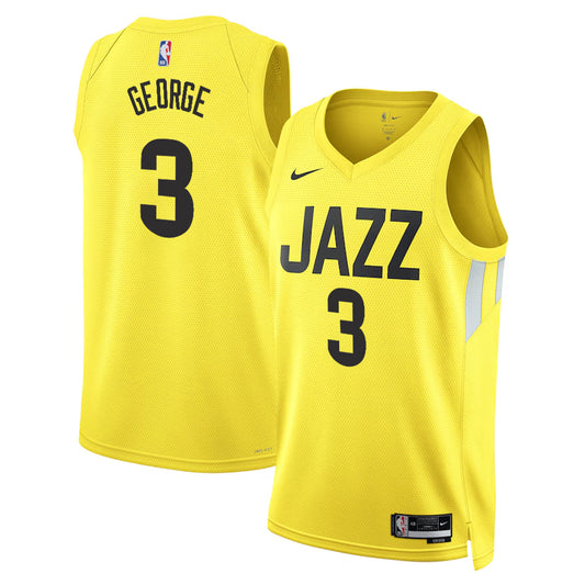 Keyonte George Utah Jazz Nike Swingman Icon Jersey - Yellow
