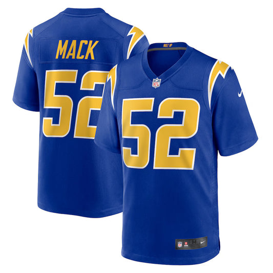 Khalil Mack Los Angeles Chargers Nike 2nd Alternate Game Player Jersey - Royal