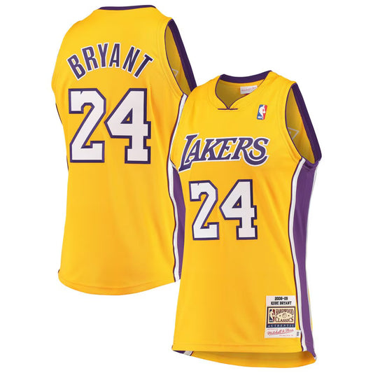 Kobe Bryant Los Angeles Lakers Throwback Player Jersey - Gold