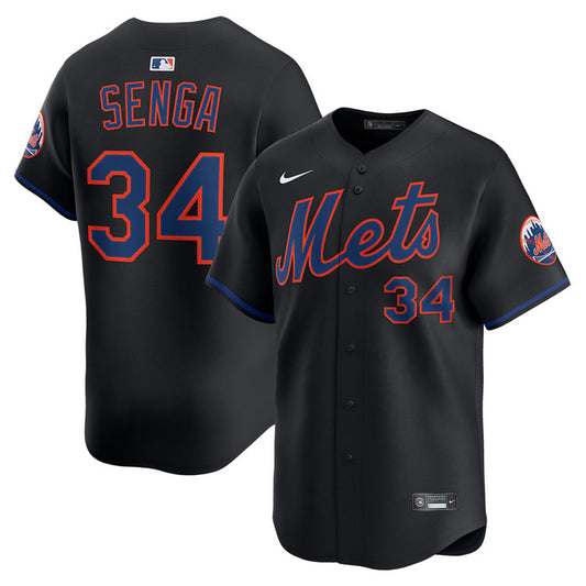 Kodai Senga New York Mets Nike Alternate Limited Player Jersey - Black