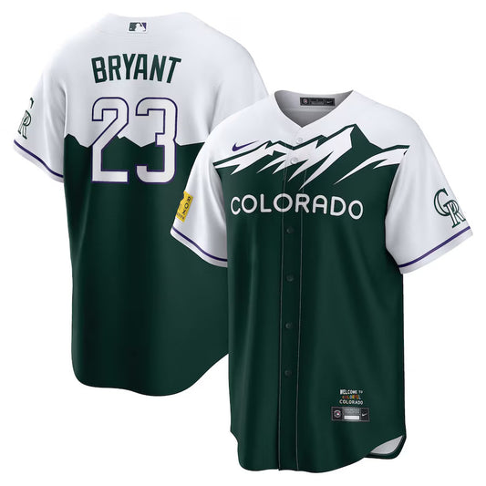 Kris Bryant Colorado Rockies Nike City Connect Limited Player Jersey - White/Forest Green
