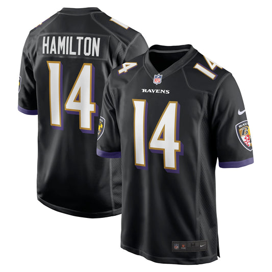 Kyle Hamilton Baltimore Ravens Nike Alternate Game Player Jersey - Black