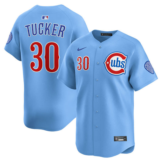 Kyle Tucker Chicago Cubs Nike Blues Alternate Limited Player Jersey - Baby Blue