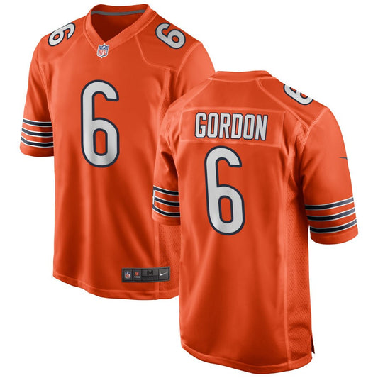 Kyler Gordon Chicago Bears Nike Alternate Game Player Jersey - Orange