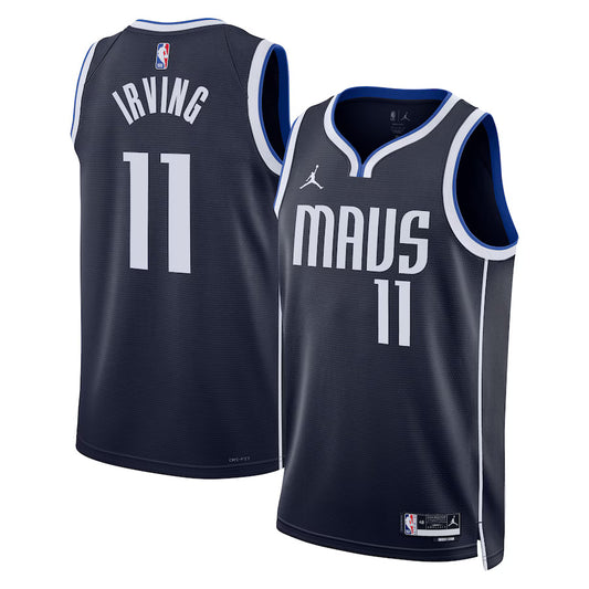Kyrie Irving Dallas Mavericks Nike Swingman Statement Jersey - Navy