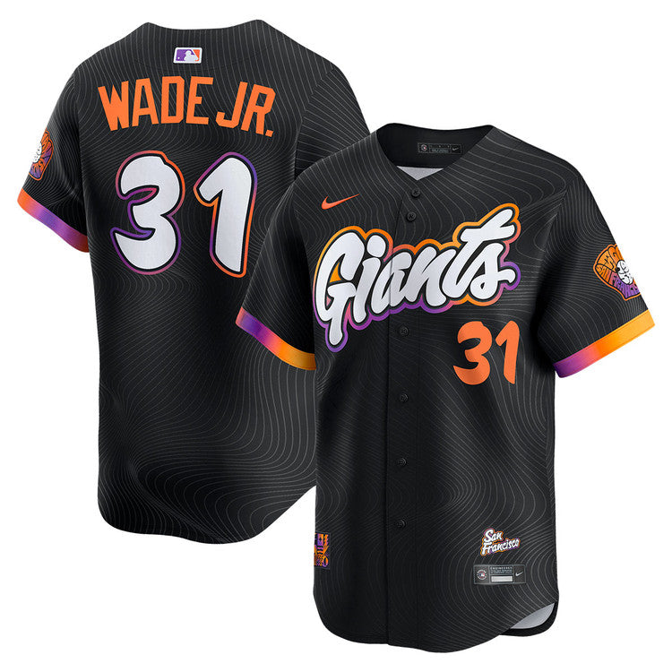 LaMonte Wade Jr. San Francisco Giants 2025 Nike City Connect Limited Player Jersey - Black