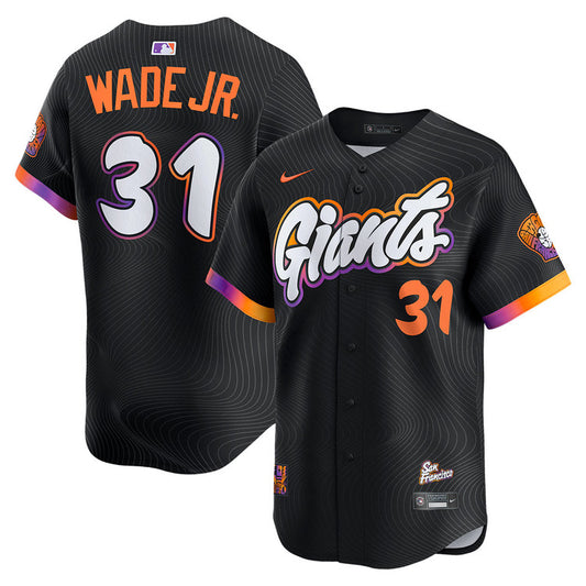 LaMonte Wade Jr. San Francisco Giants 2025 Nike City Connect Limited Player Jersey - Black