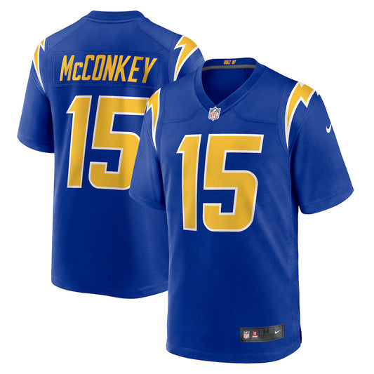 Ladd McConkey Los Angeles Chargers Nike 2nd Alternate Game Player Jersey - Royal